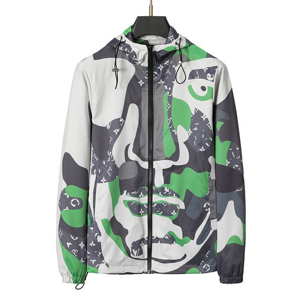 NEUE Designer Herren Jacke Frühling Herbst Mantel Windrunner Mode Kapuzenjacken Sport Windjacke Lässige Reißverschluss Mäntel Mann Oberbekleidung Kleidung