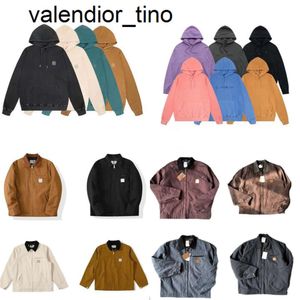 Nuevo diseñador Chaquetas para hombre Carhart Sudadera con capucha Abrigo con capucha Cuello de solapa Ropa de lana Carharttlys Outwear Abrigos Pantalones largos Pantalones Para mujer Sudaderas con capucha