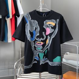 Nieuwe Designer Heren T-shirts Dames Letters Bedrukt T-shirt Mode Los Katoen Heren T-shirt Casual T-shirts Korte mouw Luxe Hip Hop Streetwear Zware stof