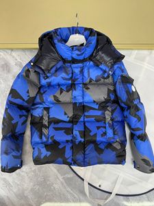 Nouveau créateur pour hommes Hiver Down Jacket Parkas Salzman Luxury Man Puffer Puffer Puffer Cropped Veste Dernière Veste Mosa Camouflage Down