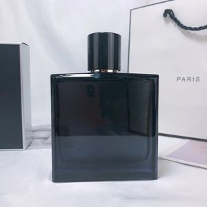 Nieuwe designer parfum100ml glazen fles parfum heren Blauw Keulen parfum EAU DE PARFUM geur spray wierook snel schip