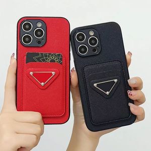 Nouveau Designer Téléphone Cas Pour iPhone 14 13 12 11 Pro Max 14Pro 14Plus 13Pro 13ProMax Lettre De Luxe En Cuir Mobile Couverture Arrière Avec Porte-cartes Poche Cas