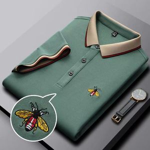 Designer Polo Polo à manches courtes masculines Striching Business Dress Vêtements Luxury Men Tee Shirt