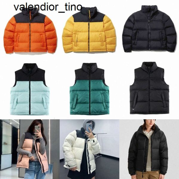 Nouveau designer doudoune doudoune hiver chaud haut fermeture éclair mode vestes d'hiver vêtements d'extérieur unisexe couple extérieur coupe-vent hommes woemns coton gilet veste