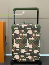 Nouveau concepteur Boîtes à air damoflage de la piste Hommes Voyage de voyage sur sac à bagages à bagages Baggage à rouleaux