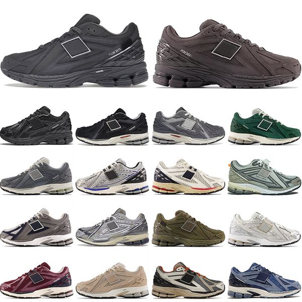 Nouvelles chaussures de créateurs 1906 hommes Chaussures de course femmes 1906r Black Castlerocknatural Indigo Nightwatch Green Charcoal Grey Outdoors Sneakers Taille 36-45