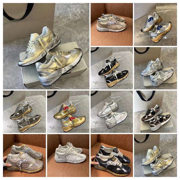 Nouvelles chaussures de créateur B22 Chaussures de sport Star pour femmes Marque Hommes Casual Nouvelles chaussures de luxe Paillettes Classique Blanc Vieilles chaussures décontractées sales À lacets 35-45 Boîte parfaite