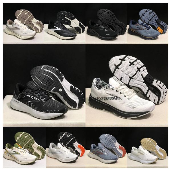 Nouvelles chaussures de designer décontractées 9 chaussures de course hommes pour femmes fantômes hyperion ruissellement tempo triple noir blanc gris jaune