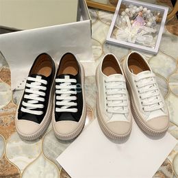 Nieuwe designer schoenen Low Top Leather Pablo Sneaker zwart Lily White luxe dames casual sneakers fashion Platform trainers Eur 35-40