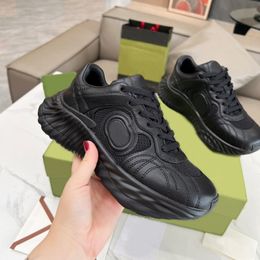 Nouvelles chaussures de créateurs baskets Ripple pour marcher sur les chaussures décontractées pour femmes chaussures de plate-forme imbriquée chunky baskets en cuir bas TRALER