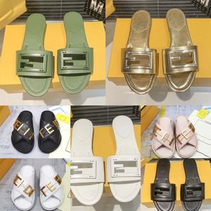 Nieuwe designer slippers luxe sandalen voor dames dames zomercasual glijbanen schuifschuifjes sandalen vrouw muilezels zand strandschoenen