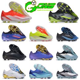 Nuevos sementales de diseñador para botas de fútbol masculino x Speedportal FG, transparente Aqua, Nightstrike, más allá de los datos rápidos, perleros, de coincidencia, verde solar, botas de fútbol bajas