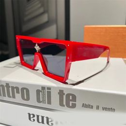 Neue Designer-Sonnenbrille für Damen, Kristall-Blumen-Sonnenbrille, einfacher Buchstabe, Lentes de Sol, UV-Schutz, hochwertige Luxus-Zyklon-Sonnenbrille für Männer, Geschenk hg102