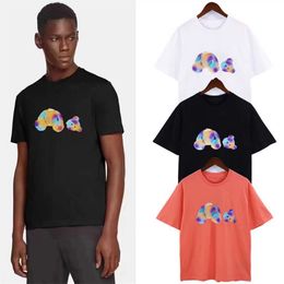 Nouveau Designer T-shirt Coton Summer Street Bear Imprimé Coloré T-shirt Homme Manches Courtes Mode Casual Col Rond Respirant Hip Hop Top Taille Asiatique S-5XL