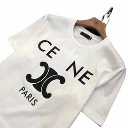 NOUVEAU T-shirt de créateur Fi Young Men's Mercerise Cott Cott Cotte Summer Summer Persalize Slim-Fit Multi-Functial confortable Sleeve Femme