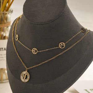 Nouveau Designer TB Collier 18K Plaqué Or Charme Amour Cadeau Collier 925 Argent Haute Qualité Mariage Voyage Bijoux Romantique Femmes Pendentif Collier