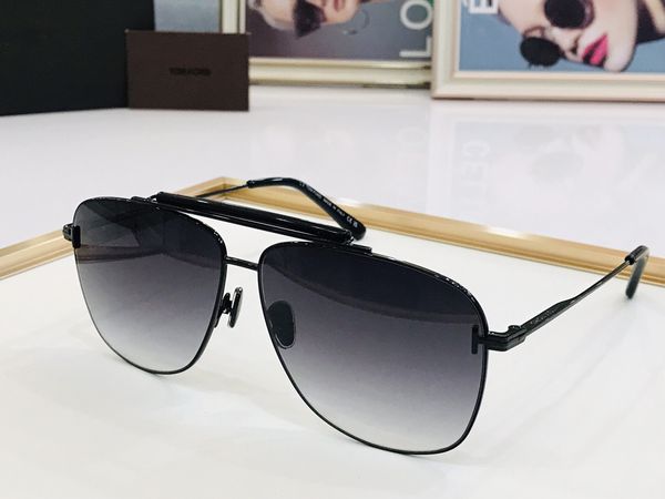 Nuevas gafas de sol de diseño TOMFORD, gafas de chapa de alta gama, fotos de calle para hombre y mujer, gafas de sol resistentes a los rayos UV