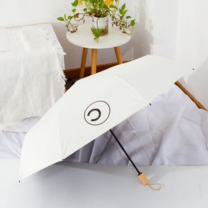Nouveau design coupe-vent Durable adulte trois fois parapluie sortie extérieure Protection solaire Parasol lettre parapluies 2210214Z