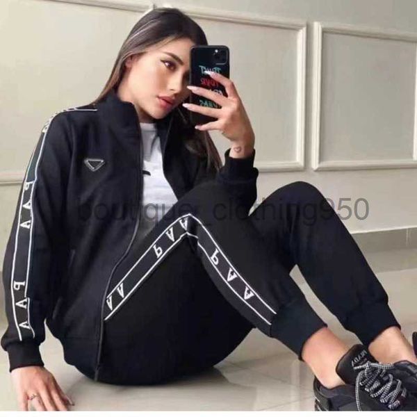 Nouveau concepteur femme survêtements ensemble pantalons et haut femmes vêtements tenue décontractée costume de sport costumes de jogging survêtements combinaisons plus taille deux pièces t9h01