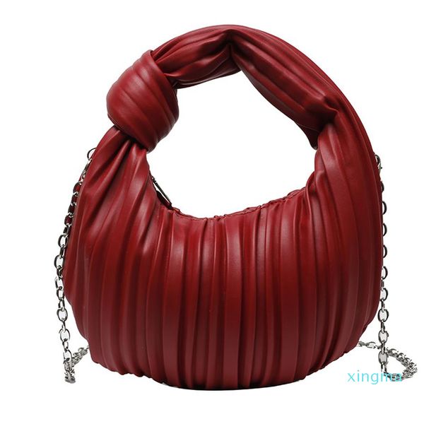 Nouveaux designers chaîne de mode diagonale demi-mois sac dame sacs à bandoulière enveloppe portefeuilles une épaule petit sac rétro sac à main de luxe fermeture éclair a