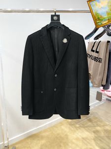 Nouveaux designers Lettre de mode imprimer les blazers Blazers Cotton Linen Mode Mather Designer Vestes Business Slim Fit Costume Formal Blazer Men Suits Styles # A2