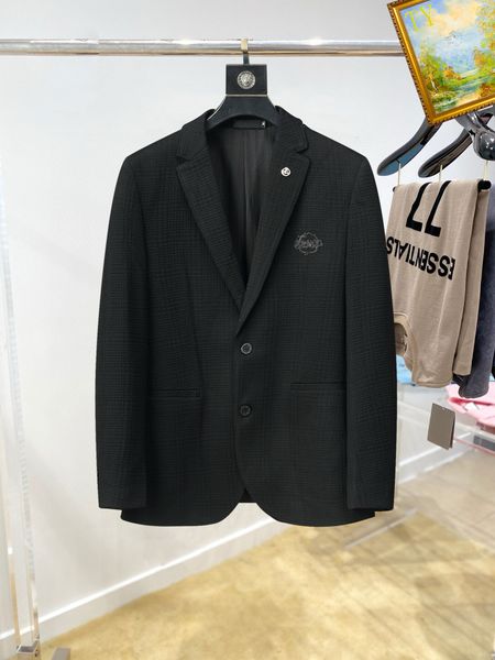 Nuevos diseñadores Moda Impresión de letras Blazers para hombre Algodón Lino Abrigo de moda Chaquetas de diseñador Casual de negocios Slim Fit Traje formal Blazer Trajes de hombre Estilos # A4