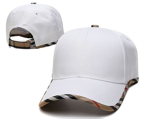 Nuevos diseñadores sombrero de lujo Cartas de moda Gorra de béisbol Costura a rayas Mujeres Hombres Gorras de pelota deportivas Viaje al aire libre Sombrero para el sol B-7