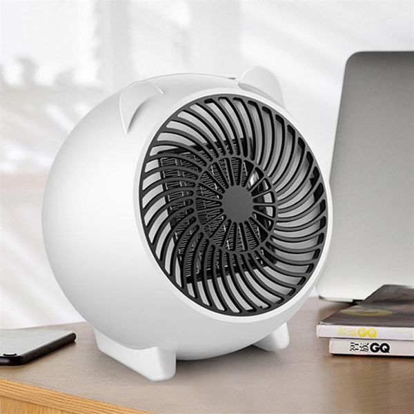 Nouveau bureau chauffage électrique Mini Portable hiver ventilateur d'air Intelligent contrôle de la température bureau mains pieds plus chaud EU US Plug317k