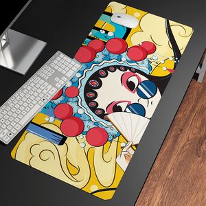 Nieuwe Desktop Grote Muismat Student Bureau Pad Eenvoudige Antislip Rubber Pad Leuke Muismat Toetsenbord Tafel Mat 525*372mm