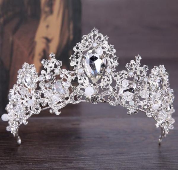 Couronne de diamant en argent, couvre-chef fait à la main, cerceau, robe de mariée, ornements de mariée, nouvelle collection, 2337650