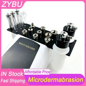 Nouveau diamant microdermabrasion machine de beauté Exfoliation Dermabrasion faciale Dermabrasion Aspiration Renvoi de rides cicatrices Acné Pores Péléling outils de pulvérisation d'eau de soins de la peau