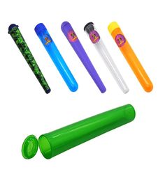 Nouveau différent en plastique acrylique King Size Doob Tube Flacon étanche à l'air anti-odeur odeur solide pot de stockage de cigarettes scellage Co8391848