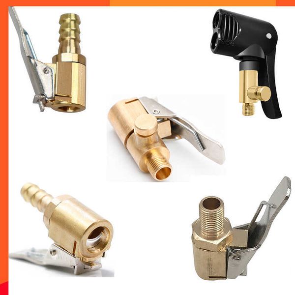 Nouveaux Types de pneus de voiture, roues, mandrin d'air, pompe de gonflage, Clip de Valve, adaptateur de connecteur, accessoires de voiture pour compresseur