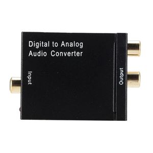 Nuevo convertidor de audio digital a analógico óptico digital coaxcoaxialToSlink a analógico RCA L/R ADAPTOR DE AUDIO ADAPTER AMPLIFICADOR PARA LA DIGITAL TO