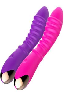 Nieuwe Dildo Vibrators voor Vrouwen USB Charge G Spot Clitoris Massage vrouwelijke Anale Sex Producten Waterdicht Volwassen Speeltjes voor vrouw Y1811243954