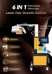 NOUVELLE MACHINE DE CROISSANCE DE CHILES LASER ANTISER LASER ET LA MACHINE DE COURVIL / Dispositif de restauration des cheveux au laser au laser Laser avec test de cheveux