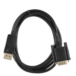 Nieuwe DisplayPort Display -poort DP naar VGA -adapterkabel 1.8m mannelijk naar mannelijke converter voor pc -computer laptop HDTV Monitor ProjectorVGA Converter voor monitor