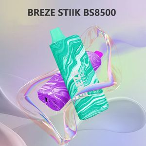 NIEUWE WEGPOBEERBAAR VAPE BREZE STIIK BS 8500 PUFFS VAPE Weggooisbare bladerdeeg Feature E Sigaretten Mesh Coil 17 ml POD 2% 16 SMAVORS VAPES Oplaadbaar Beschikbaar Big Vapor Pen