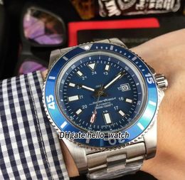 Nouvelle plongée II Y1739316 Blue Dial Automatic Mens Watch Special Special Edition en acier inoxydable Bracelet Wrists Hellowatch2504700
