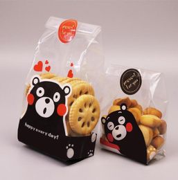 Nieuwe DIY 200 stks / partij Leuke Konijn Rood Open Top Snack Tassen / Ruru Blue Lovely Biscuits Brood Cookie Gift Bag 7 * 15cm, 8 * 22.5cmwholesale