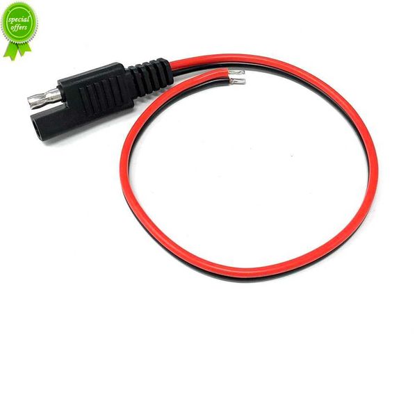 Nouveau bricolage motos batterie panneau solaire SAE câble d'extension 18AWG 30CM 2 broches SAE connecteur câble déconnexion rapide câble d'extension