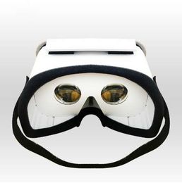 Nieuwe DIY Draagbare Virtual Reality Bril Google Kartonnen 3D-bril VR Box voor smartphones voor iPhone x 7 8 VR Glazen voor TV LIGGEN