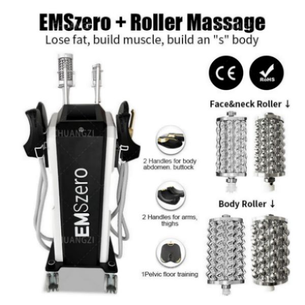 Nouveau DLS Design 6500W Rouleaux RF Équipement 14 Tesla Emszero RF Body Salenmage Sale DLS-Emslim Neo Machine pour le salon de beauté de gym