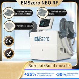 Nuevo DLS-EMSlim alta onda electromagnética nuevo estilo electroimán portátil que adelgaza la estimulación muscular máquina de grasa EMSzero certificación CE