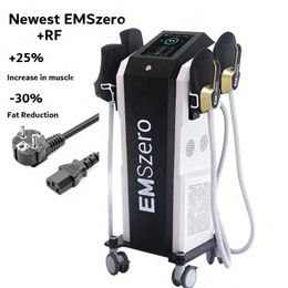 Nieuwe DLS-Emslim Neo EMSzero Nova 14 Tesla 6000W Spierstimulator Machine RF Handvat Pijnloos Lichaam Afslanken Building voor Salon