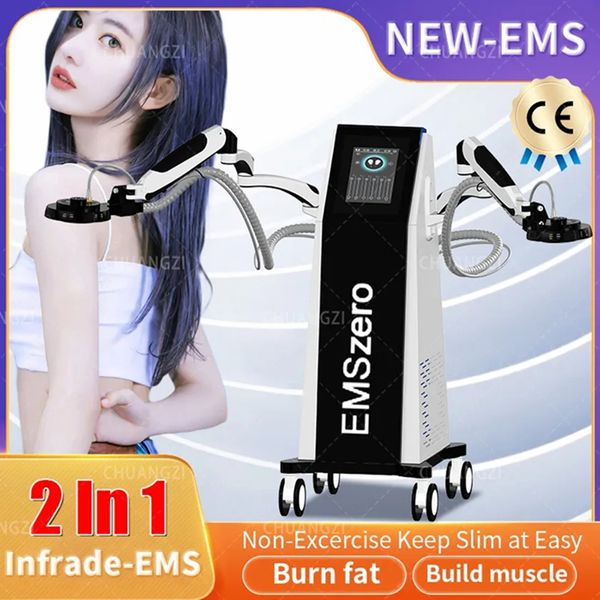 NOUVEAU DLS-EMSlim RF Physiothérapie Machine Rayon Infrarouge Emszero Neo Stimulateur Musculaire Électromagnétique Minceur Équipement Body Sculpting Machine 2 Poignée