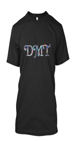 Nouveau dmt entier de réduction psychédélique Hallucinogène Méditation entière Men039S Black Men T-shirt Print Cotton court S1641320