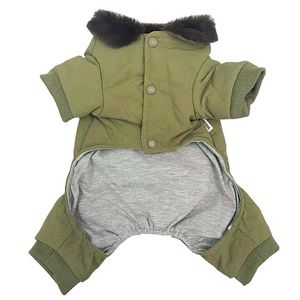 Nouveau chien vêtements petit chien coréen chien coton manteau en gros transfrontalier animal de compagnie résistant au froid quatre pieds épaissi hiver vêtements pour animaux de compagnie