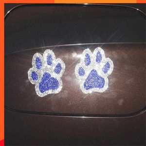 Nouveau chien griffes ours patte autocollants diamant coloré adorable universel multicolore voiture accessoires voiture autocollant matériel de sécurité Durable