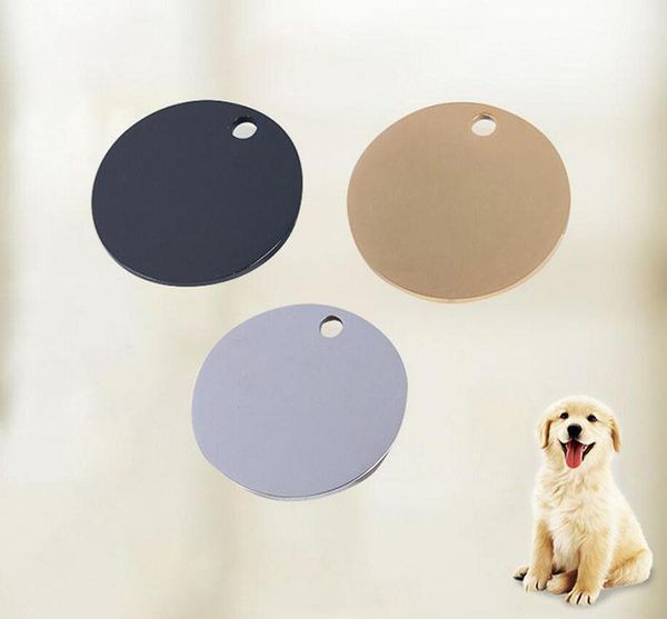 Nouvelle étiquette de chien en métal blanc militaire chien carte d'identité étiquettes en alliage d'aluminium armée étiquettes de chien pas de chaîne couleurs mélangées 65 pièces